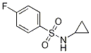 N-cyclopropyl-4-fluorobenzenesulfonamide CAS#: 425654-95-1