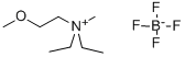 N,N-DIETHYL-N-METHYL-N-(2-METHOXYETHYL)AMMONIUM TETRAFLUOROBORATE CAS#: 464927-72-8