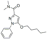 N,N-Dimethyl-5-(pentyloxy)-1-phenyl-1H-pyrazole-3-carboxamide CAS#: 55227-81-1