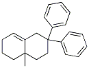 Naphthalene, 1,2,3,4,4a,5,6,7-octahydro-4a-methyl-2,2-diphenyl- CAS#: 50592-50-2