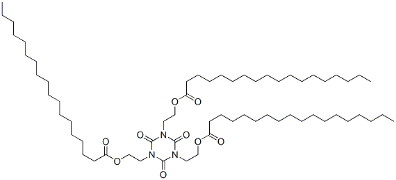 Octadecanoic acid, (2,4,6-trioxo-1,3,5-triazzine-1,3,5-(2H,4H,6H)-triyl)tri-2,1-ethanediyl ester CAS#: 52107-38-7