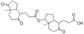 Octahydro-7a-methyl-1,5-dioxo-1H-indene-4-propionic acid 4-(2-carboxyethyl)octahydro-7a-methyl-5-oxo-1H-inden-1-yl ester CAS#: 55821-17-5
