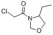Oxazolidine, 3-(chloroacetyl)-4-ethyl- (9CI) CAS#: 52836-94-9