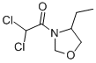 Oxazolidine, 3-(dichloroacetyl)-4-ethyl- (9CI) CAS#: 52836-86-9