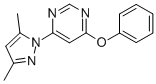 PYRIMIDINE, 4-(3,5-DIMETHYL-1H-PYRAZOL-1-YL)-6-PHENOXY- CAS#: 413620-36-7