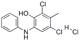 Phenol, 2,4-dichloro-6-(phenylamino)methyl-, hydrochloride CAS#: 6640-28-4