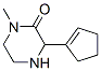 Piperazinone, 3-(1-cyclopenten-1-yl)-1-methyl- (9CI) CAS#: 476364-40-6