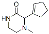 Piperazinone, 3-(1-cyclopenten-1-yl)-4-methyl- (9CI) CAS#: 476364-39-3