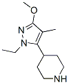 Piperidine, 4-(1-ethyl-3-methoxy-4-methyl-1H-pyrazol-5-yl)- (9CI) CAS#: 419571-72-5