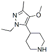 Piperidine, 4-(1-ethyl-4-methoxy-3-methyl-1H-pyrazol-5-yl)- (9CI) CAS#: 419571-67-8