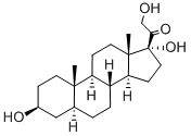 Pregnan-20-one, 3,17,21-trihydroxy-, (3.beta.,5.alpha.)- CAS#: 516-47-2