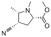 Proline, 4-cyano-1,5-dimethyl-, methyl ester, (2-alpha-,4-alpha-,5-alpha-)- (9CI) CAS#: 53502-81-1