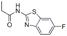 Propanamide, N-(6-fluoro-2-benzothiazolyl)- (9CI) CAS#: 476297-58-2