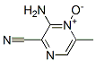 Pyrazinecarbonitrile, 3-amino-5-methyl-, 4-oxide (9CI) CAS#: 58091-69-3