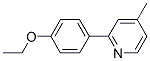Pyridine, 2-(4-ethoxyphenyl)-4-methyl- (9CI) CAS#: 446302-06-3