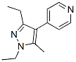 Pyridine, 4-(1,3-diethyl-5-methyl-1H-pyrazol-4-yl)- (9CI) CAS#: 419571-61-2