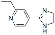 Pyridine, 4-(4,5-dihydro-1H-imidazol-2-yl)-2-ethyl- CAS#: 505061-10-9