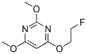 Pyrimidine, 4-(2-fluoroethoxy)-2,6-dimethoxy- (9CI) CAS#: 552882-15-2