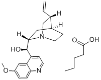 QUININE VALERATE CAS#: 549-66-6