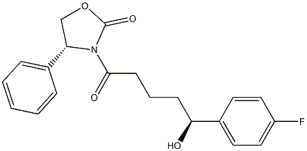 (R)-3-((S)-5-(4-fluorophenyl)-5-hydroxypentanoyl)-4-phenyloxazolidin-2-one CAS#: 404874-94-8