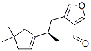 (R)-4-(2-(4,4-Dimethyl-1-cyclopenten-1-yl)propyl)-3-furancarboxaldehyd e CAS#: 54462-53-2