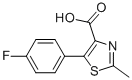RAC-5-(4-FLUOROPHENYL)-2-METHYL-1,3-THIAZOLE-4-CARBOXYLIC ACID CAS#: 433283-22-8