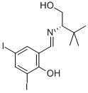 (S)-(-)-2-((1-HYDROXY-3,3-DIMETHYLBUTAN-2-YLIMINO)METHYL)-4,6-DIIODOPHENOL, 97% CAS#: 477339-39-2