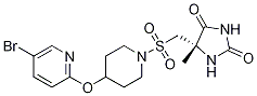 (S)-5-(((4-((5-broMopyridin-2-yl)oxy)piperidin-1-yl)sulfonyl)Methyl)-5-MethyliMidazolidine-2,4-dione CAS#: 459814-89-2