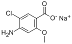 SODIUM 2-METHOXY-4-AMINO-5-CHLOROBENZOATE CAS#: 59319-13-0