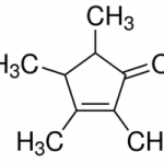 Structure of 2,3,4,5-TETRAMETHYL-2-CYCLOPENTENONE CAS 54458-61-6