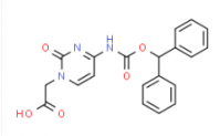 Structure of (4-N-(Benzhydryloxycarbonyl)cytosine)-1-acetic CAS 186046-78-6