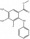 Structure of Methyl 4,5-diaMino-3-fluoro-2-(phenylaMino)benzoate CAS 606144-42-7
