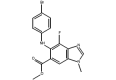 Structure of Methyl 5-((4-bromo-2-chlorophenyl)amino)-4-fluoro-1-methyl-1H-benzo[d]imidazole-6-carboxylate CAS 606144-02-9