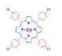 Structure of meso-Tetra-(4-chlorophenyl)-porphyrin-Co(II) CAS 55915-17-8