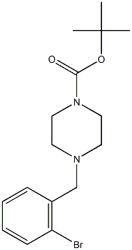 TERT-BUTYL 4-(2-BROMOBENZYL)PIPERAZINE-1-CARBOXYLATE CAS#: 460094-85-3
