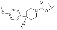 TERT-BUTYL 4-CYANO-4-(4-METHOXYPHENYL)PIPERIDINE-1-CARBOXYLATE CAS#: 553631-38-2