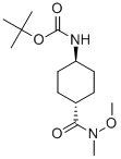 TERT-BUTYL TRANS-4-(N-METHOXY-N-METHYLCARBAMOYL)CYCLOHEXYLCARBAMATE CAS#: 400898-92-2