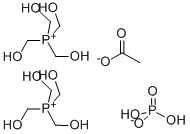 TETRAKIS(HYDROXYMETHYL)PHOSPHONIUMACETATE/PHOSPHATE CAS#: 55818-96-7