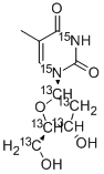 THYMIDINE (DEOXYRIBOSE-13C5; U-15N2) CAS#: 478511-40-9