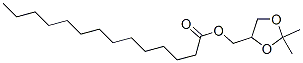 Tetradecanoic acid (2,2-dimethyl-1,3-dioxolan-4-yl)methyl ester CAS#: 56630-71-8
