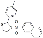 Thiazolidine, 2-(4-methylphenyl)-3-(2-naphthalenylsulfonyl)- (9CI) CAS#: 537678-06-1