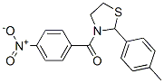 Thiazolidine, 2-(4-methylphenyl)-3-(4-nitrobenzoyl)- (9CI) CAS#: 537677-87-5