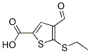 Thiophene-2-carboxylic acid, 5-ethylthio-4-formyl- CAS#: 57555-46-1