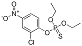 Thiophosphoric acid O,O-diethyl O-(2-chloro-4-nitrophenyl) ester CAS#: 6012-87-9