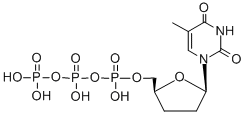 Thymidine 5-(tetrahydrogen triphosphate), 3-deoxy- CAS#: 611-60-9