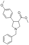 Trans-methyl 1-benzyl-4-(4-methoxyphenyl)pyrrolidine-3-carboxylate CAS#: 438492-38-7