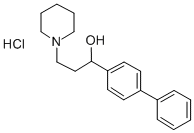alpha-(4-Biphenylyl)-1-piperidinepropanol hydrochloride CAS#: 50910-16-2
