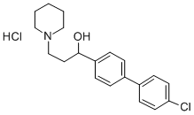 alpha-(4'-Chloro-4-biphenylyl)-1-piperidinepropanol hydrochloride CAS#: 50910-24-2