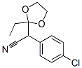 alpha-(4-chlorophenyl)-2-ethyl-1,3-dioxolane-2-acetonitrile CAS#: 55474-41-4
