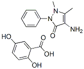 aminophenazone 2,5-dihydroxybenzoate CAS#: 59302-11-3